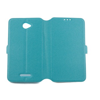Husa Sony Erricson Xperia E4, Pocket Book, piele ECO, turcoaz Husa Sony Erricson Xperia E4, Pocket Book, piele ECO, turcoaz