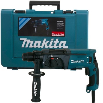 Ciocan rotopercutor Makita HR2470, 780W, 2.4J, 1100 RPM, mandrina SDS-Plus, 3 functii Ciocan rotopercutor Makita HR2470, 780W, 2.4J, 1100 RPM, mandrina SDS-Plus, 3 functii