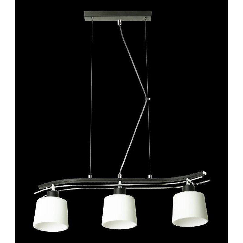 Lustra Olimp 3 Lampex, E27, 3x60W, Negru