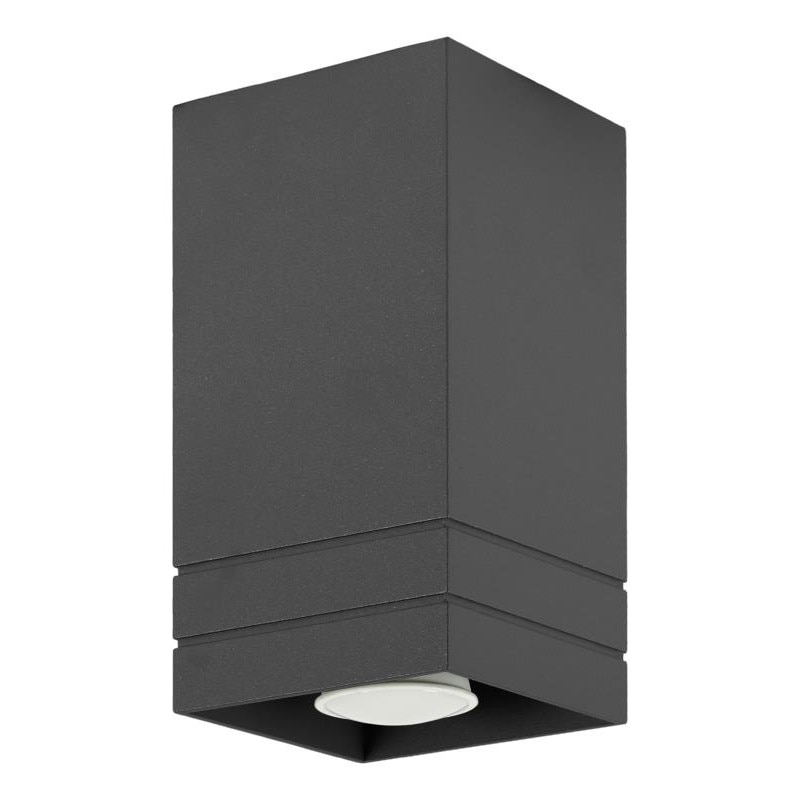 Plafoniera Nero Lampex, GU10, 1x40 W, Negru