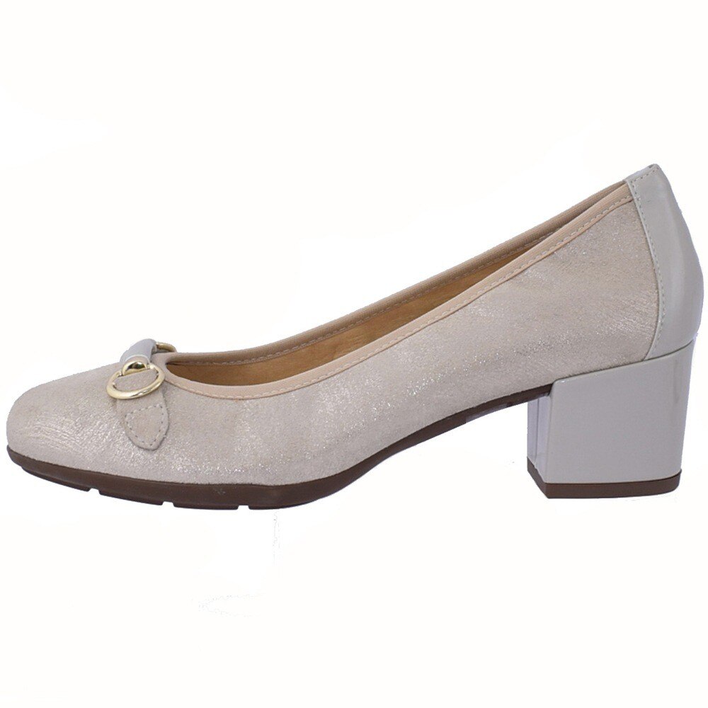 Pantofi dama, din piele naturala, marca Geox, D825VB-C2012-12-06, auriu, Auriu