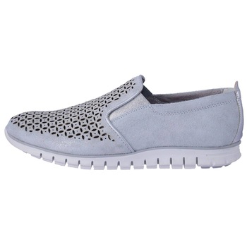 Pantofi dama, din piele naturala, marca Marco Tozzi, 2-24504-20-14, gri, Gri Pantofi dama, din piele naturala, marca Marco Tozzi, 2-24504-20-14, gri, Gri