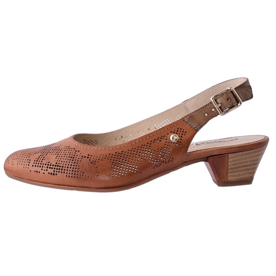 Sandale dama, din piele naturala, marca Pikolinos, W3m-5681-safari-2, maro, Maro, 38