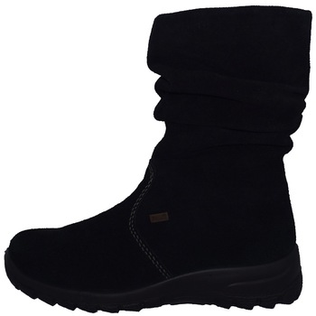 Ghete dama, din piele naturala, marca Rieker, Z7171-01-18-01-22, negru, Negru Ghete dama, din piele naturala, marca Rieker, Z7171-01-18-01-22, negru, Negru