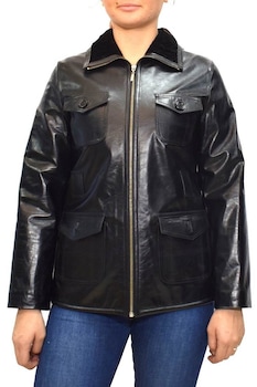 Cojoc dama, din piele naturala, marca Kurban, 246-01-95, negru, M Cojoc dama, din piele naturala, marca Kurban, 246-01-95, negru, M