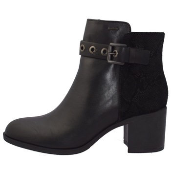 Ghete dama, din piele naturala, marca Geox, D84AZB-C9999-01-06, negru, Negru, 40 Ghete dama, din piele naturala, marca Geox, D84AZB-C9999-01-06, negru, Negru, 40