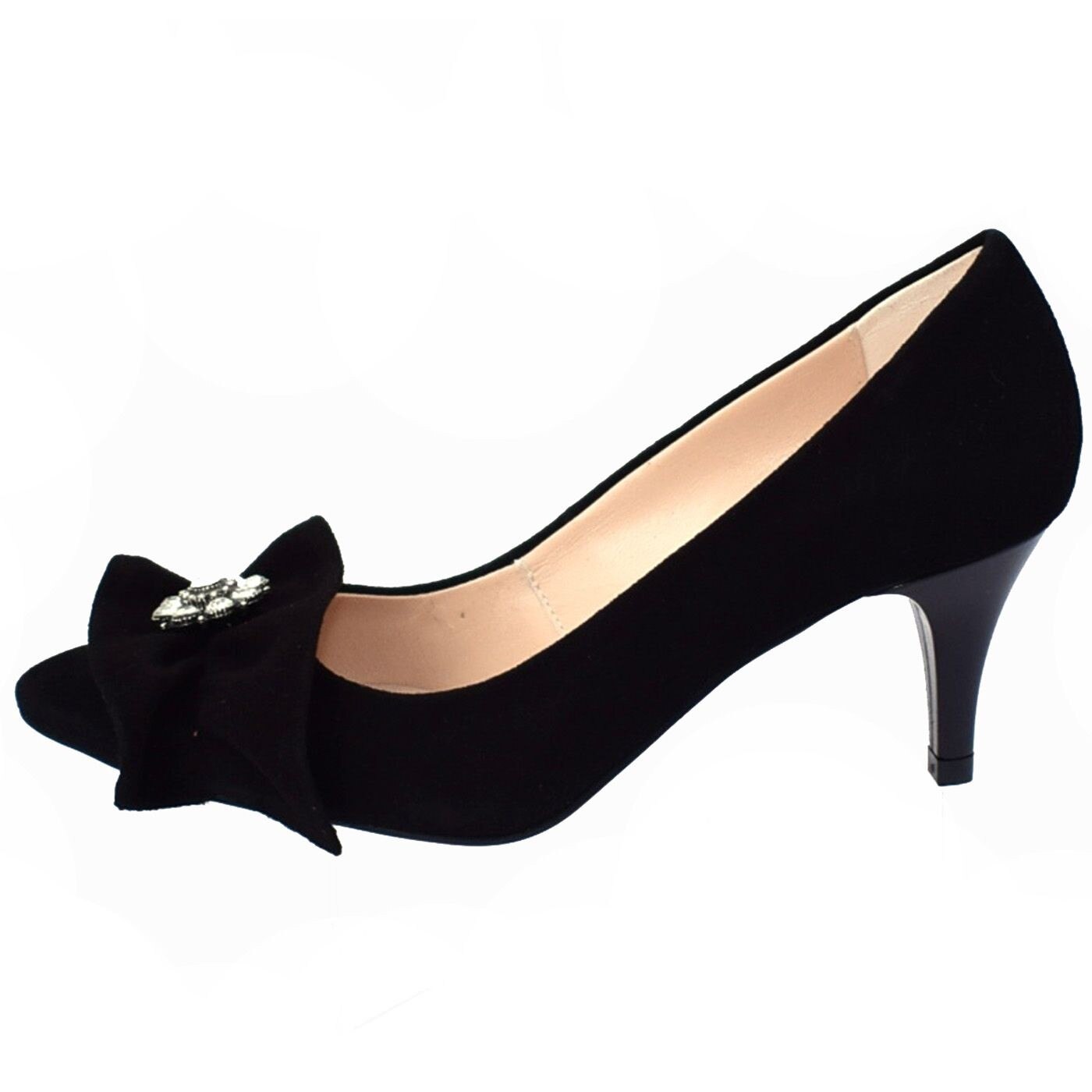 Pantofi dama, din piele naturala, marca Botta, 634-18-01V, negru, Negru, 36