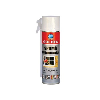 Spuma poliuretanica Golden cu aplicare manuala 500ml Spuma poliuretanica Golden cu aplicare manuala 500ml
