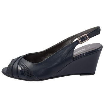 Sandale dama, din piele naturala, marca Zodiaco, RBA059-42-77, bleumarin, Albastru marin, 38 Sandale dama, din piele naturala, marca Zodiaco, RBA059-42-77, bleumarin, Albastru marin, 38