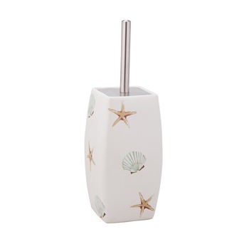 Suport cu perie WC, iMK® VDE-075 ceramica, alb, model marin, 11 x 11 x 22 cm Suport cu perie WC, iMK® VDE-075 ceramica, alb, model marin, 11 x 11 x 22 cm