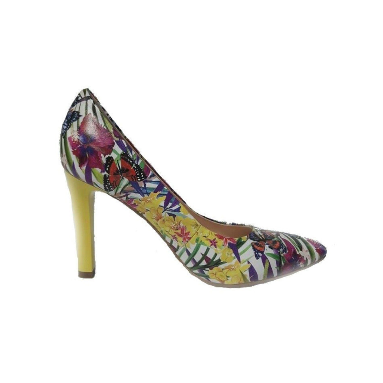 Want to Overwhelm Main street Pantofi dama, din piele naturala, marca Botta, 428-15-05, multicolor, 36 -  eMAG.ro