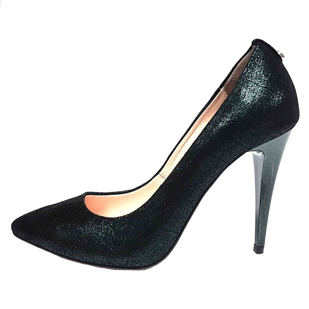 Pantofi dama, din piele naturala, marca Botta, 632-06-05, verde, Verde, 36