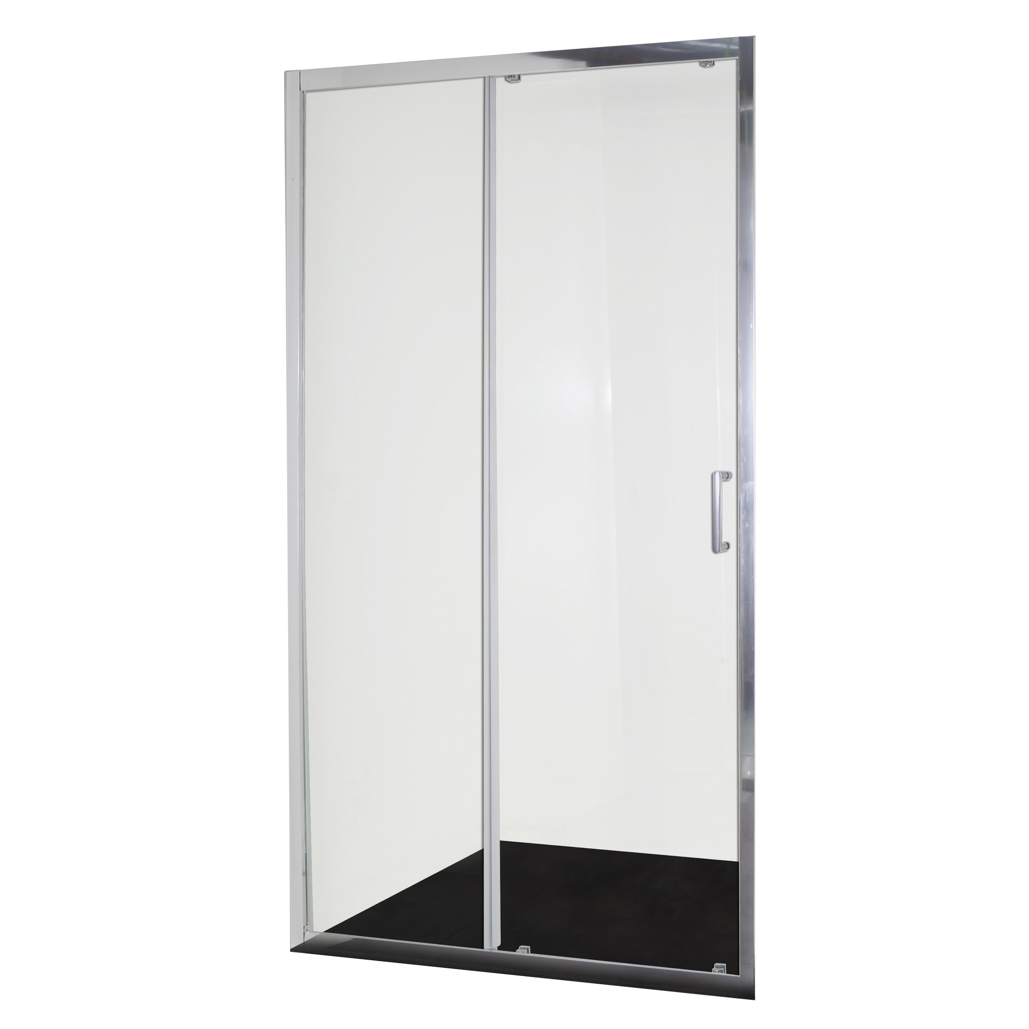 Usa culisanta de dus 120x195cm pentru inchidere modulara de nisa sau de colt ELITE CROM