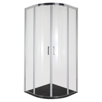 cabina de dus semirotunda cu sticla transparenta easy-clean elite crom 80x80x195cm fara cadita imagen 55_0_
0