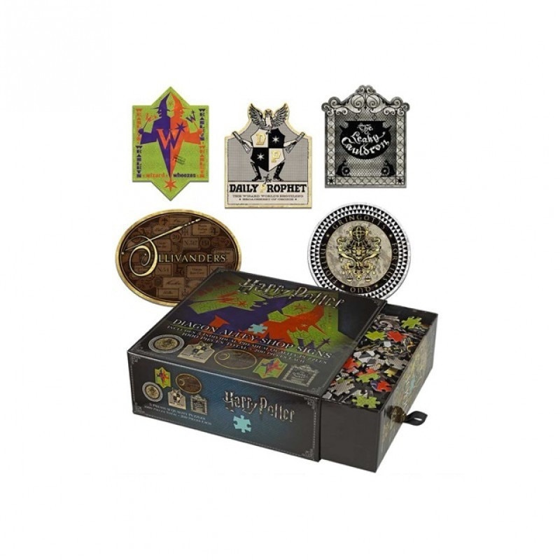 Puzzle Harry Potter Diagon Alley Shop Signs 5 x 200 piese
