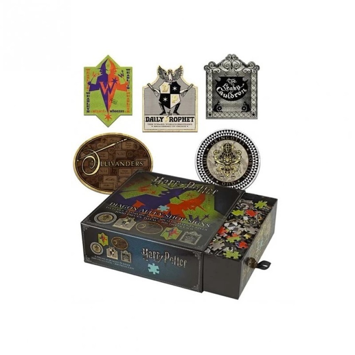 Puzzle Harry Potter Diagon Alley Shop Signs 5 x 200 piese