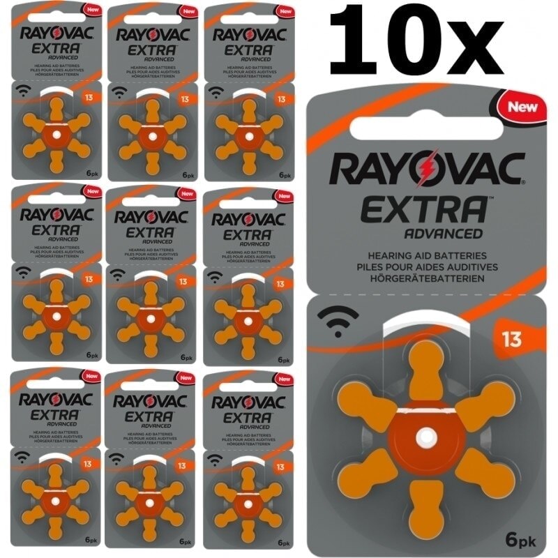 Rayovac Extra Advanced 13 MF baterii aparate auditive Set 10x Blistere