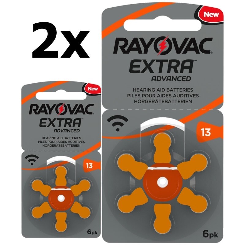 Rayovac Extra Advanced 13 MF baterii aparate auditive Set 2x Blistere