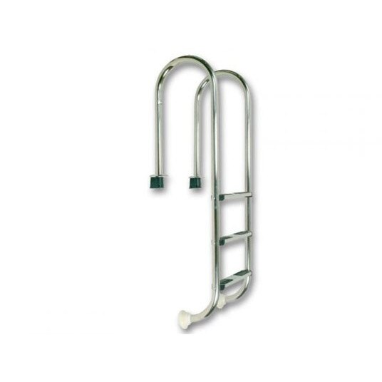 Scara slim din inox pentru piscina cu 3 trepte antiderapante, dimensiune 1000x500 mm