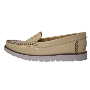 Mocasini dama, din piele naturala, Geox, D724PF-03-06, bej, Bej, 37.5 Mocasini dama, din piele naturala, Geox, D724PF-03-06, bej, Bej, 37.5