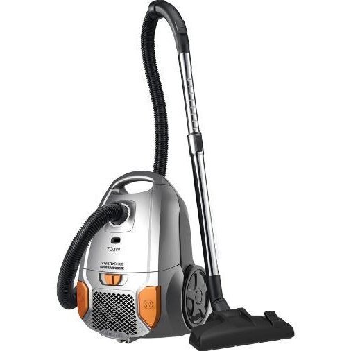 Aspirator cu sac Heinner HVC-MGRY1400-V2, 700 W, 3 L, Filtru HEPA 12, Putere de aspirare variabila, Accesoriu 2in1