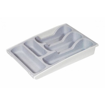 Organizator pentru tacamuri Curver 159605, Plastic, Gri Organizator pentru tacamuri Curver 159605, Plastic, Gri