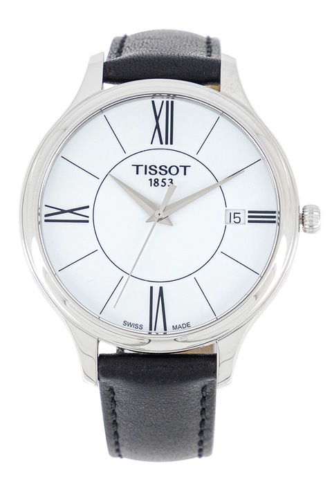 Tissot, Аналогов часовник със сменяема кожена каишка, Червен, Черен