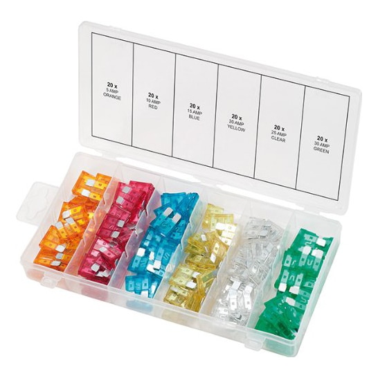 Set sigurante auto, 120 piese