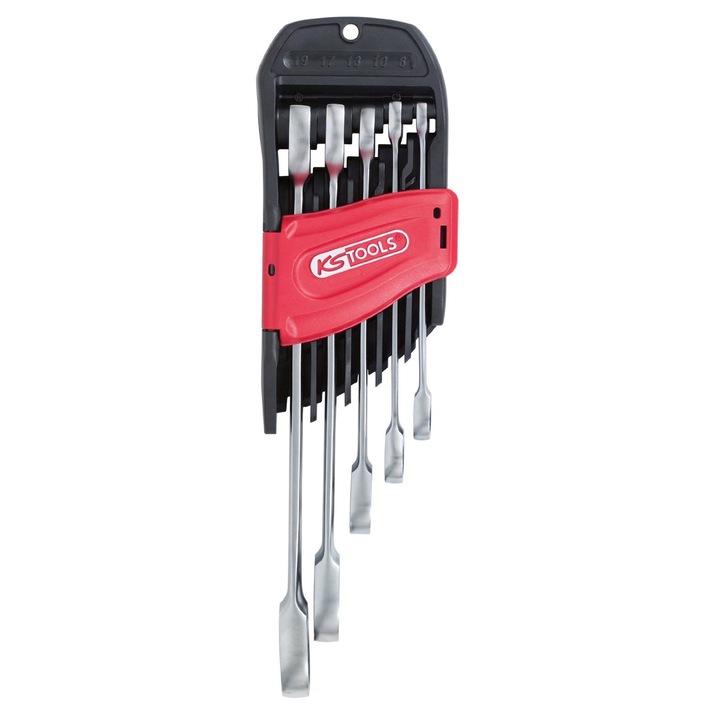 Set chei combinate profesionale de 5 bucati, 8-19 mm