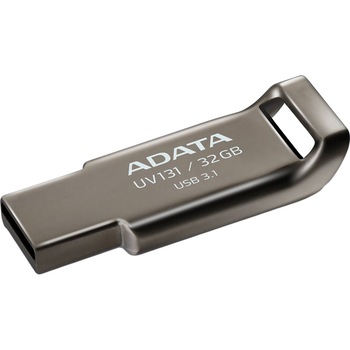 Memorie USB ADATA UV131, 32GB, USB3.1, Gri Memorie USB ADATA UV131, 32GB, USB3.1, Gri