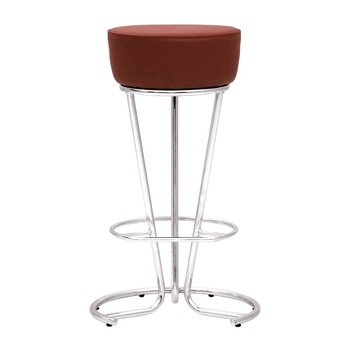 Scaun bar cafenea PINACOLADA Hoker, Piele ecologica, Visiniu Scaun bar cafenea PINACOLADA Hoker, Piele ecologica, Visiniu