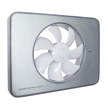Ventilator baie FRESH Intellivent 2.0 argintiu cu elice alba, Garantie 5 ani, Silentios, Timer reglabil, Auto-control al umiditatii,Consum 5 W, 134mc/h, Maxim 21 dB(A), Fabricatie Suedia Ventilator baie FRESH Intellivent 2.0 argintiu cu elice alba, Garantie 5 ani, Silentios, Timer reglabil, Auto-control al umiditatii,Consum 5 W, 134mc/h, Maxim 21 dB(A), Fabricatie Suedia