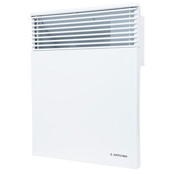 Convector de perete Applimo Euro D+, 500W, Fabricatie Franta, Garantie 5 ani, Programabil, Element de incalzire monobloc Schwarz CV, Termostat electronic incorporat Convector de perete Applimo Euro D+, 500W, Fabricatie Franta, Garantie 5 ani, Programabil, Element de incalzire monobloc Schwarz CV, Termostat electronic incorporat