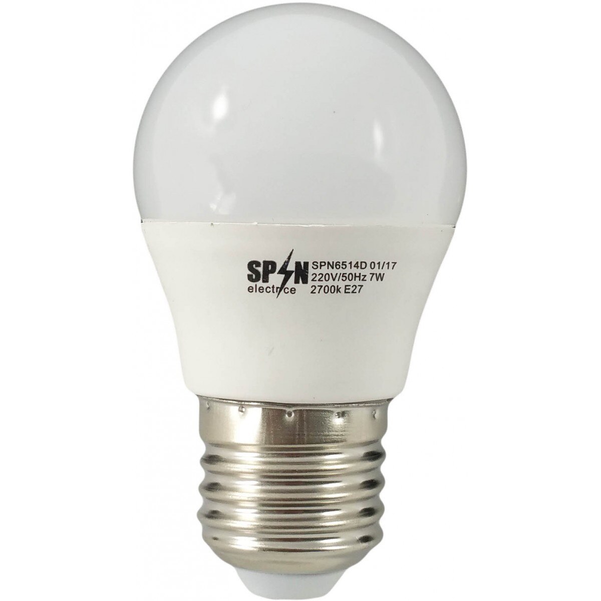 Bec Bl Led Sferic E27, model glob G45, 7W=60W, 2700K, lumina calda