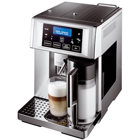 Espressor Automat De'Longhi Prima Donna Avant ESAM 6700, 1350 W, 15 bar, 1.8 L, Argintiu
