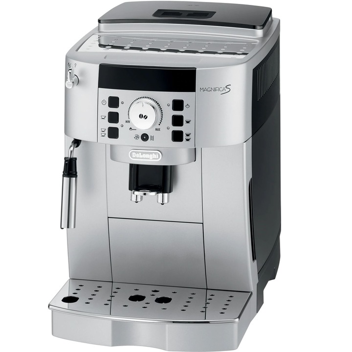 Espressor Automat De'Longhi, ECAM 22.110 SB, 145 0W, 15 bar, 1.8 L, Negru Argintiu