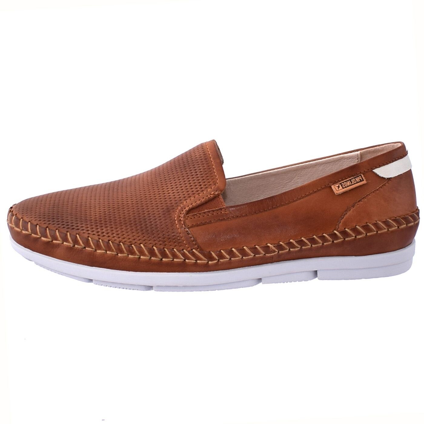 Mocasini barbati, din piele naturala, marca Pikolinos, M4K-3117-04, camel, Camel, 40