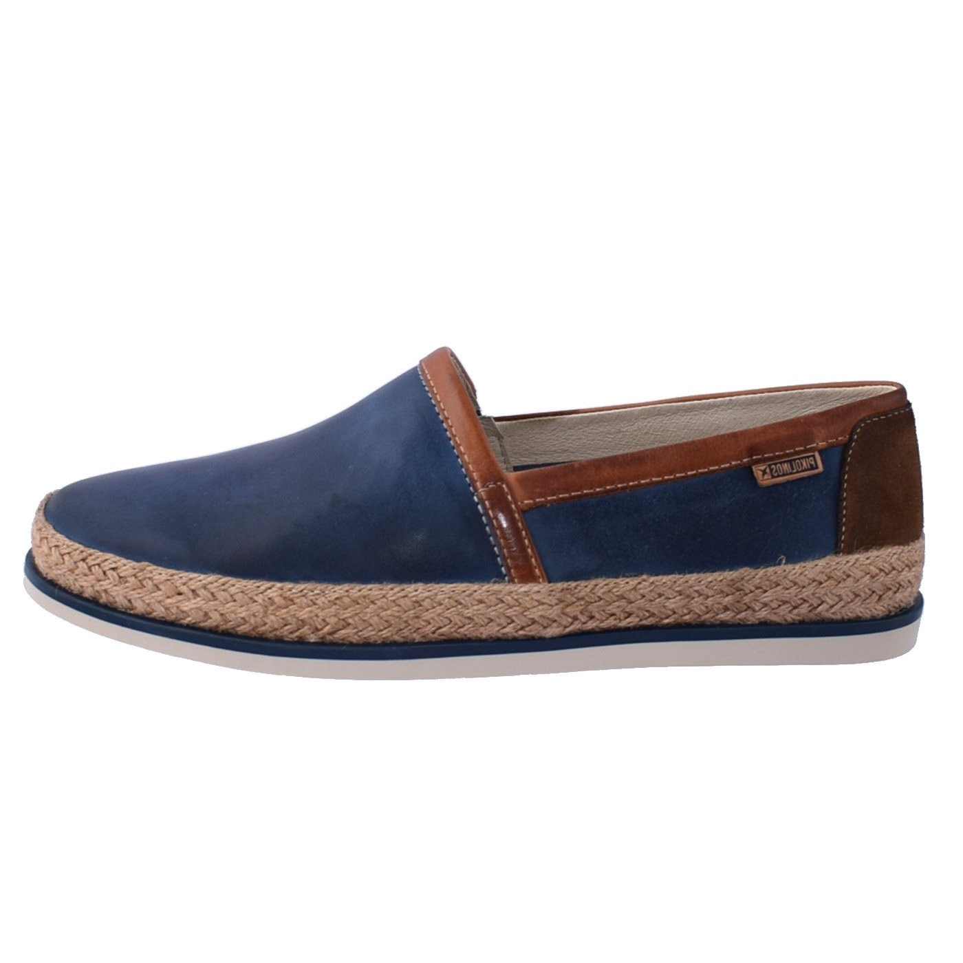 Mocasini barbati, din piele naturala, marca Pikolinos, M2G-3124-42-21, bleumarin, Albastru marin