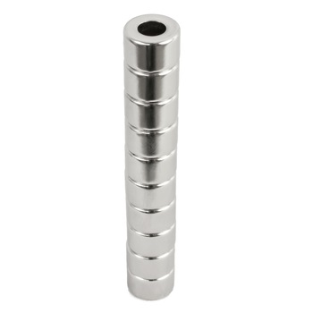 Magnet neodim inel 8mm x 4mm x 5mm - set de 10 bucati Magnet neodim inel 8mm x 4mm x 5mm - set de 10 bucati