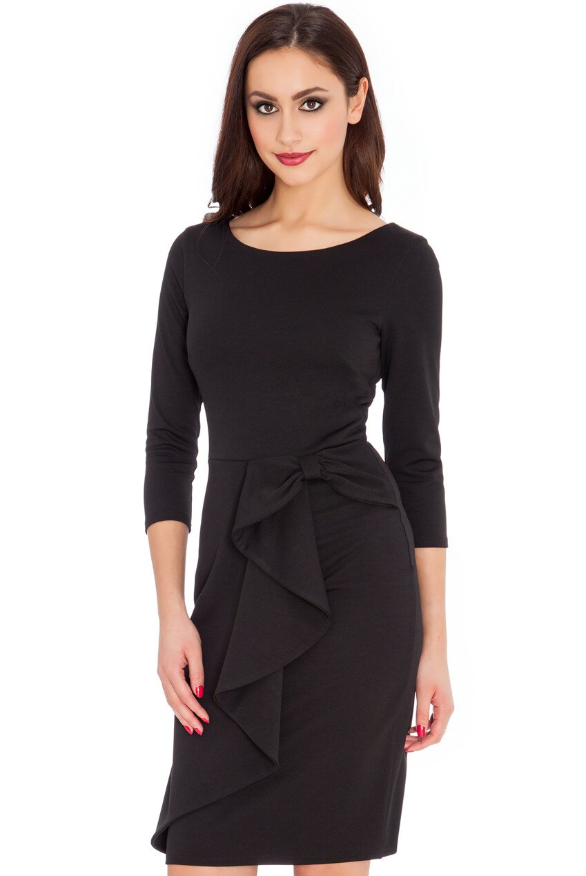 Rochie de ocazie, City Goddess, Ocazie,culoare Negru, XL INTL