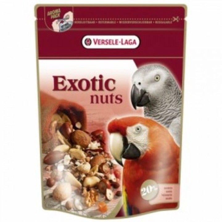 Hrana pentru papagali mari cu nuci, Versele-Laga, Special Parrot Exotic Nut Mix, 15 kg