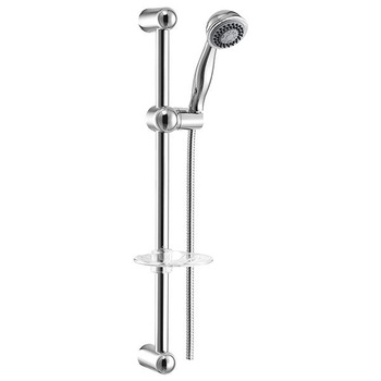 Set dus iMKⓇ cu para, furtun, suport, savoniera si bara, 3 functii, 1.5 metri, crom Set dus iMKⓇ cu para, furtun, suport, savoniera si bara, 3 functii, 1.5 metri, crom