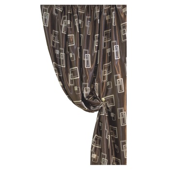Set 2 draperii 130x140 cm, Blackout Maro-Caramiziu, 2DRAP018 - 140 Set 2 draperii 130x140 cm, Blackout Maro-Caramiziu, 2DRAP018 - 140