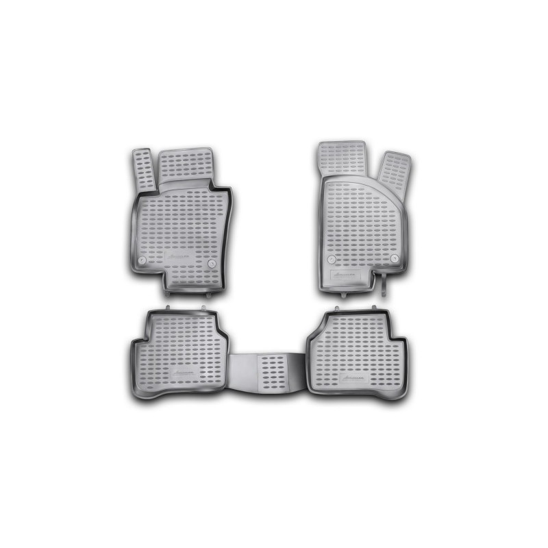 Set covorase cauciuc, negre tip tavita Premium compatibil VW Passat B7 2011-2015