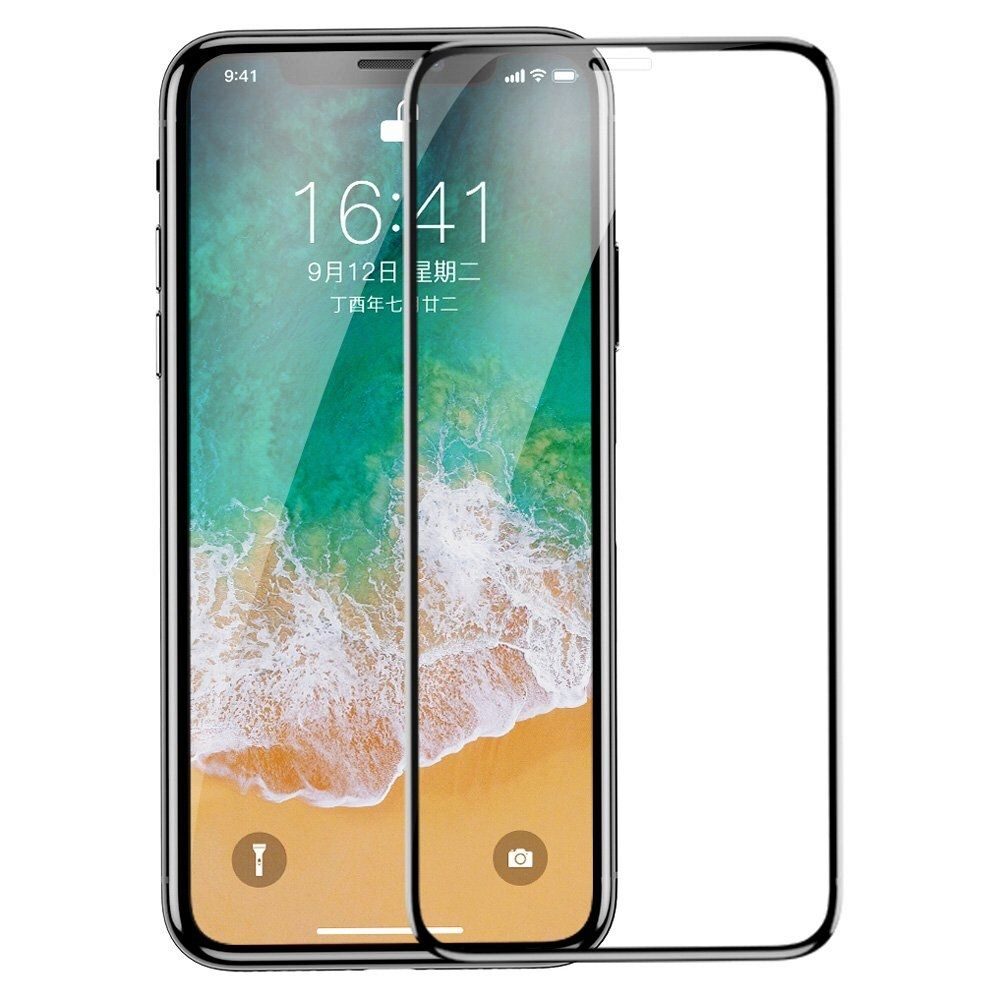Folie Sticla Baseus pentru iPhone 11 Pro, iPhone X & iPhone XS (5.8