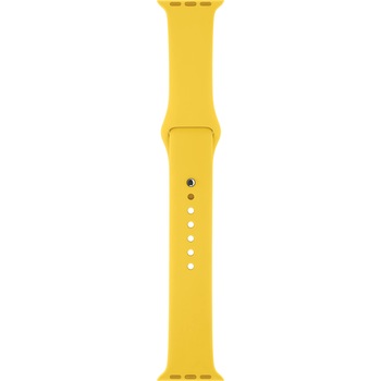 Curea din silicon pentru Apple Watch, compatibil cu dimensiunea 42/44 mm, Galben Mustar, BBL1750 Curea din silicon pentru Apple Watch, compatibil cu dimensiunea 42/44 mm, Galben Mustar, BBL1750