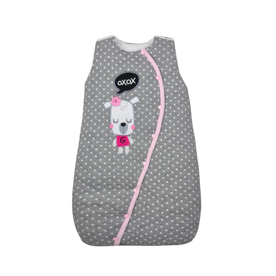 Sac de dormit pentru bebelusi Koala Scrappy 06-629R, Gri, 0-3 luni