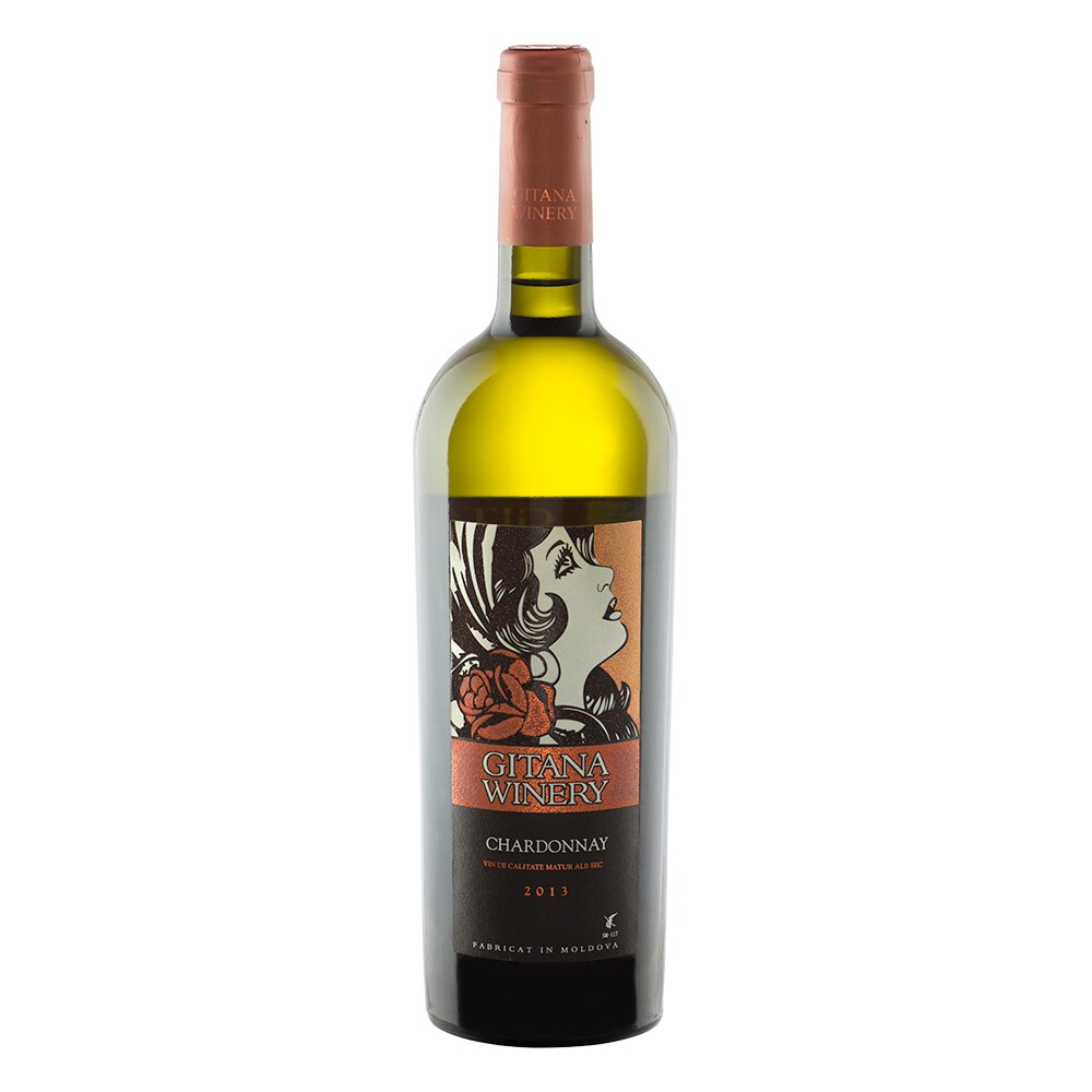 Vin Alb Crama Gitana, Chardonnay 0.75 l