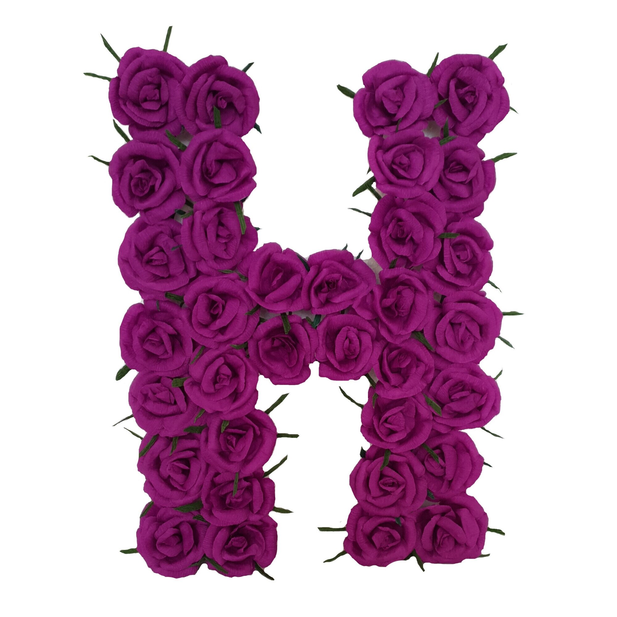 Litera volumetrica H Handmade Minis Boutique, mov