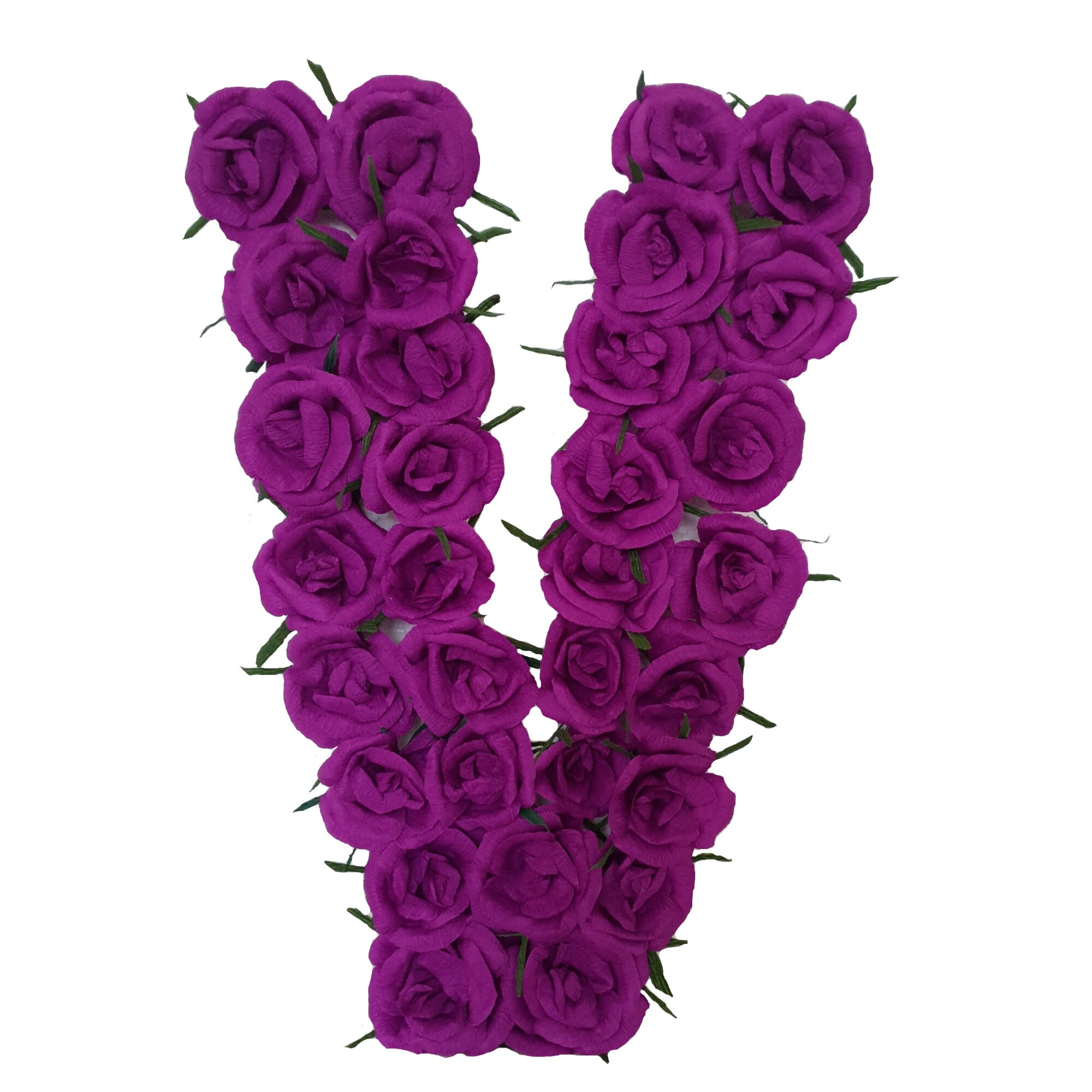 Litera volumetrica V Handmade Minis Boutique, mov